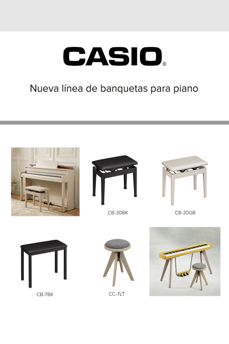 Casio banquetas